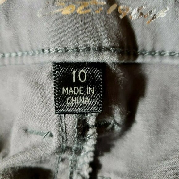 Seven7 High Rise Skinny Ankle Jeans Skin Fit Denim Jeans Gray 30X27 Size 10 - Picture 7 of 9